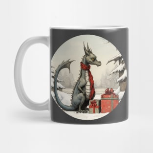 Gothic Yule Dragon Mug